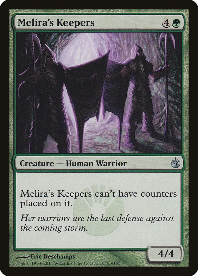 2011 Mirrodin Besieged Melira's Keepers #83 uncommon card image