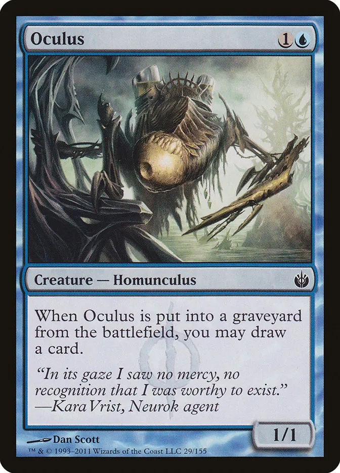 2011 Mirrodin Besieged Oculus common #29 common card image