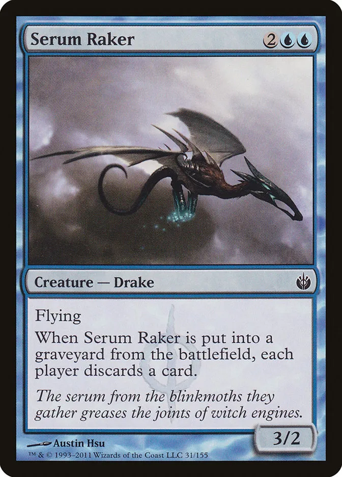 2011 Mirrodin Besieged Serum Raker common #31 common card image