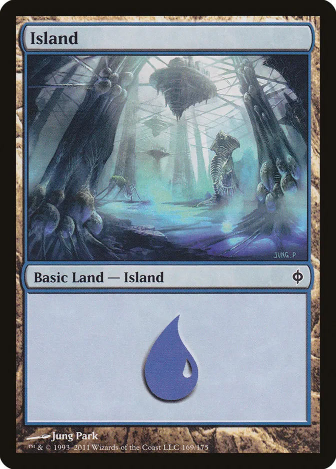 2011 New Phyrexia Island common #169 common card image