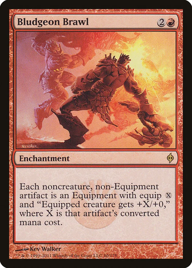 2011 New Phyrexia Bludgeon Brawl rare #80 rare card image