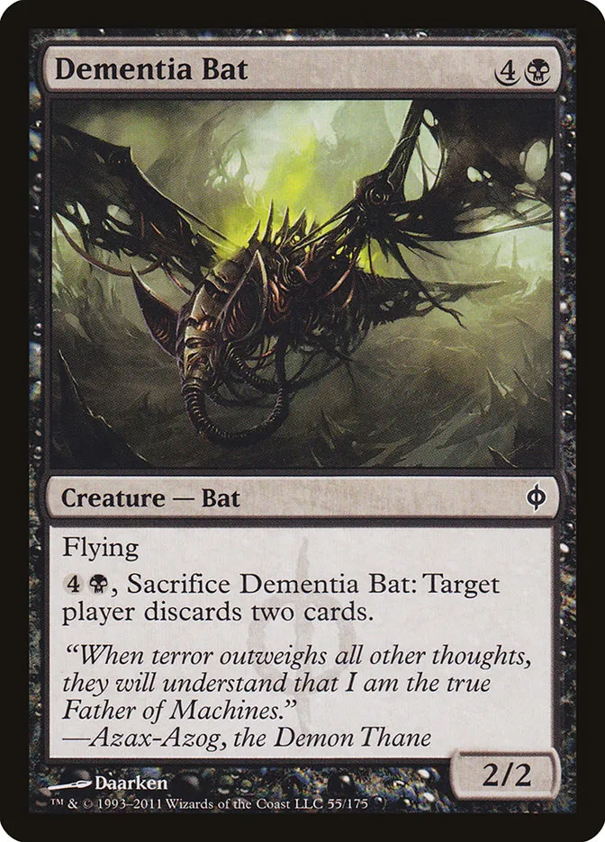 2011 New Phyrexia Dementia Bat common #55 common card image