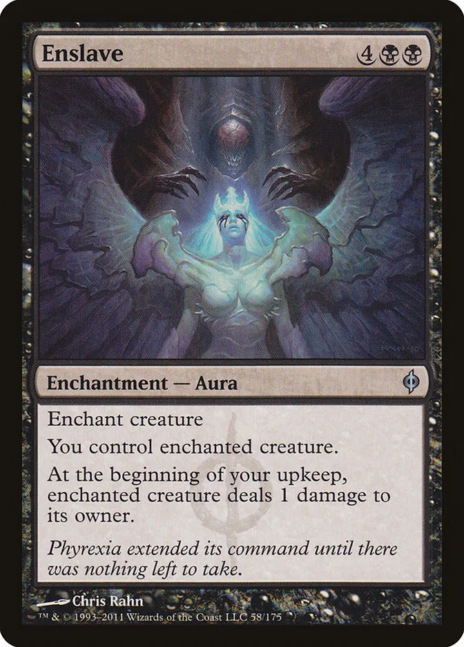 2011 New Phyrexia Enslave uncommon #58 uncommon card image