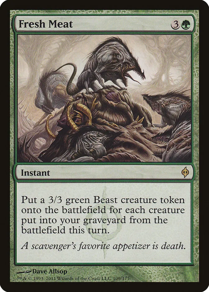 2011 New Phyrexia Fresh Meat #109 rare card image