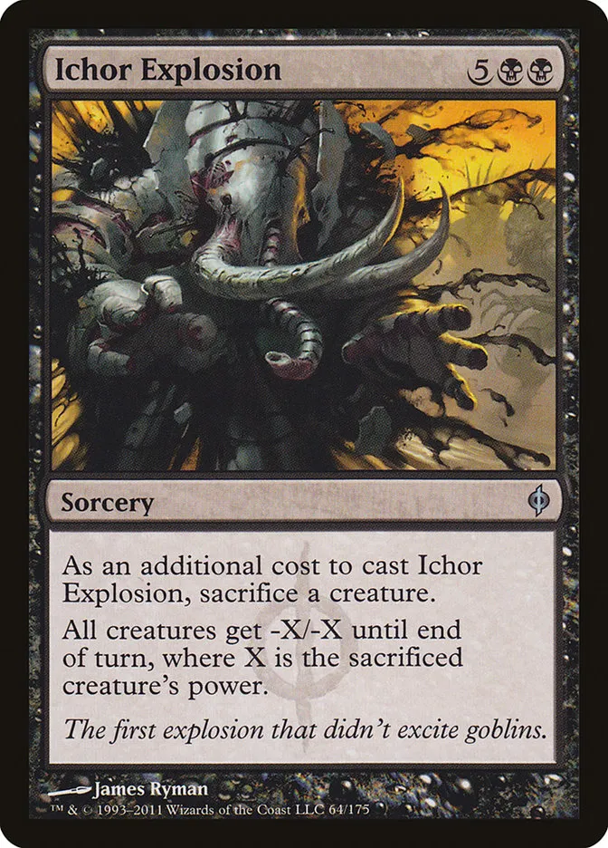 2011 New Phyrexia Ichor Explosion uncommon #64 uncommon card image