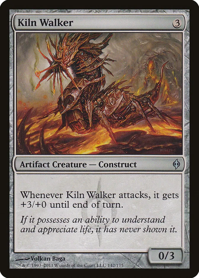 2011 New Phyrexia Kiln Walker uncommon #142 uncommon card image