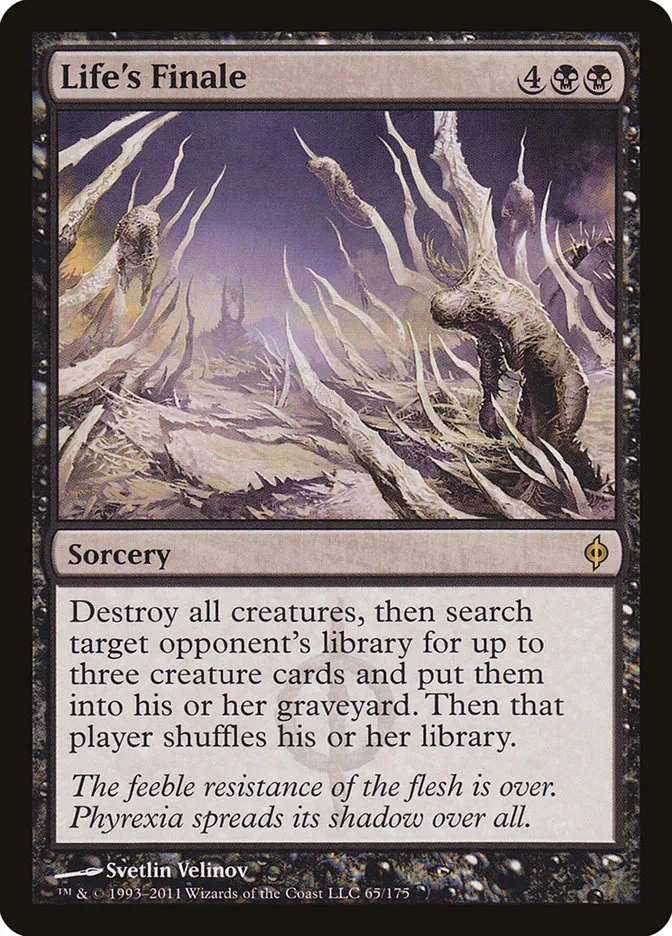 2011 New Phyrexia Life's Finale #65 rare card image