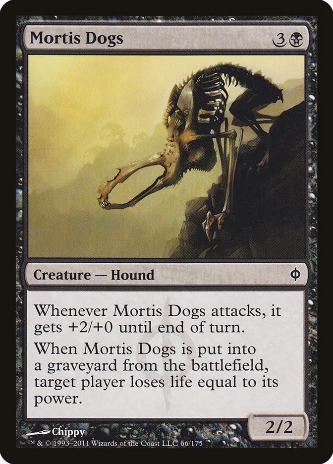 2011 New Phyrexia Mortis Dogs common #66 common card image