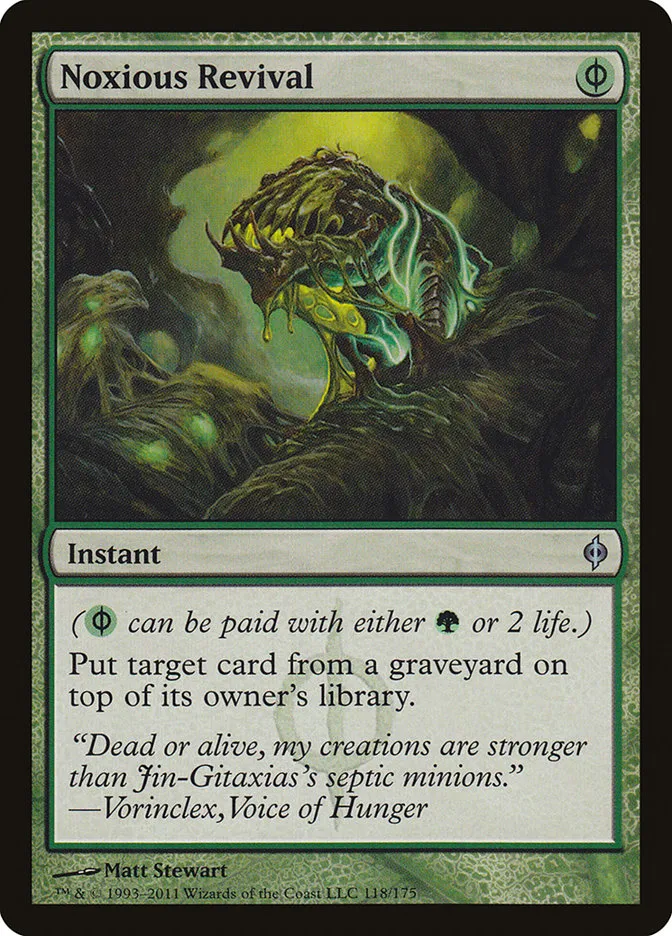 2011 New Phyrexia Noxious Revival uncommon #118 uncommon card image