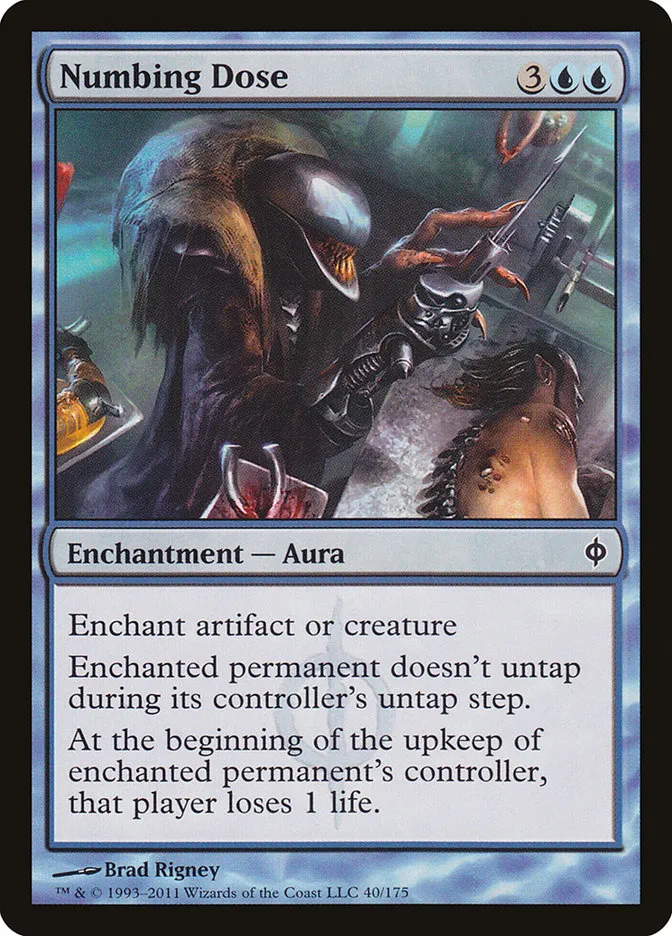 2011 New Phyrexia Numbing Dose common #40 common card image