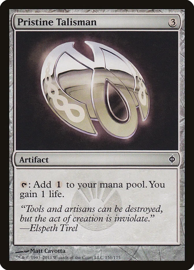 2011 New Phyrexia Pristine Talisman common #151 common card image