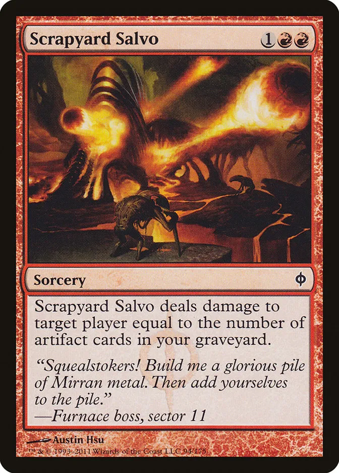2011 New Phyrexia Scrapyard Salvo common #94 common card image