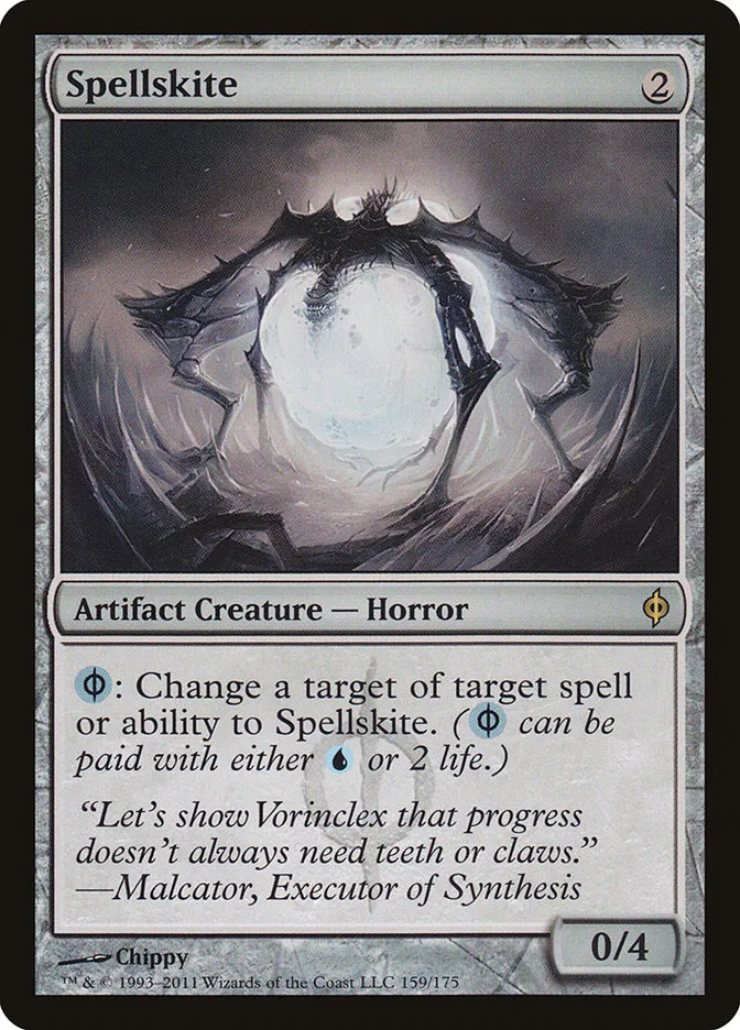 2011 New Phyrexia Spellskite rare #159 rare card image