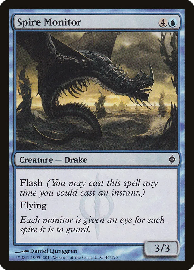 2011 New Phyrexia Spire Monitor common #46 common card image