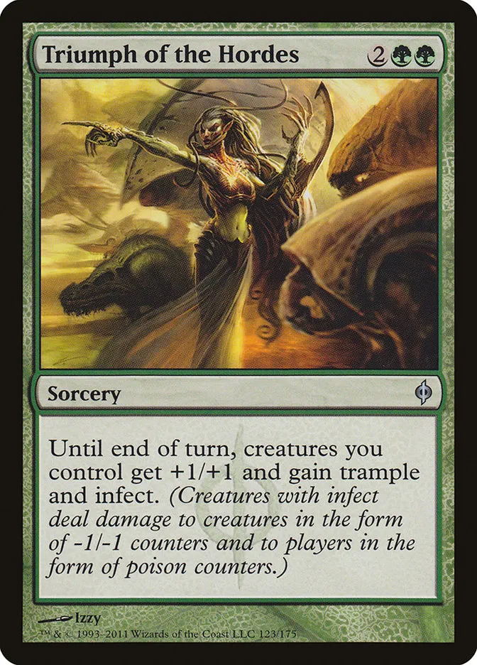 2011 New Phyrexia Triumph of the Hordes [Foil] uncommon #123 uncommon card image