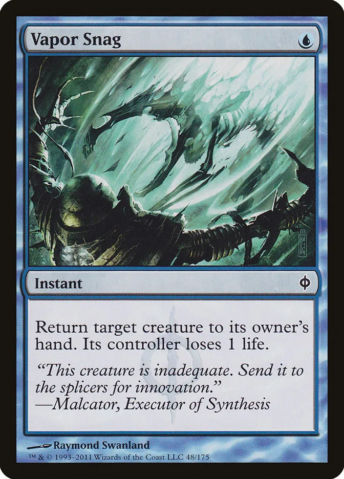 2011 New Phyrexia Vapor Snag common #48 common card image
