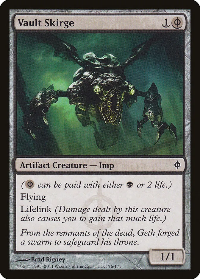 2011 New Phyrexia Vault Skirge common #76 common card image