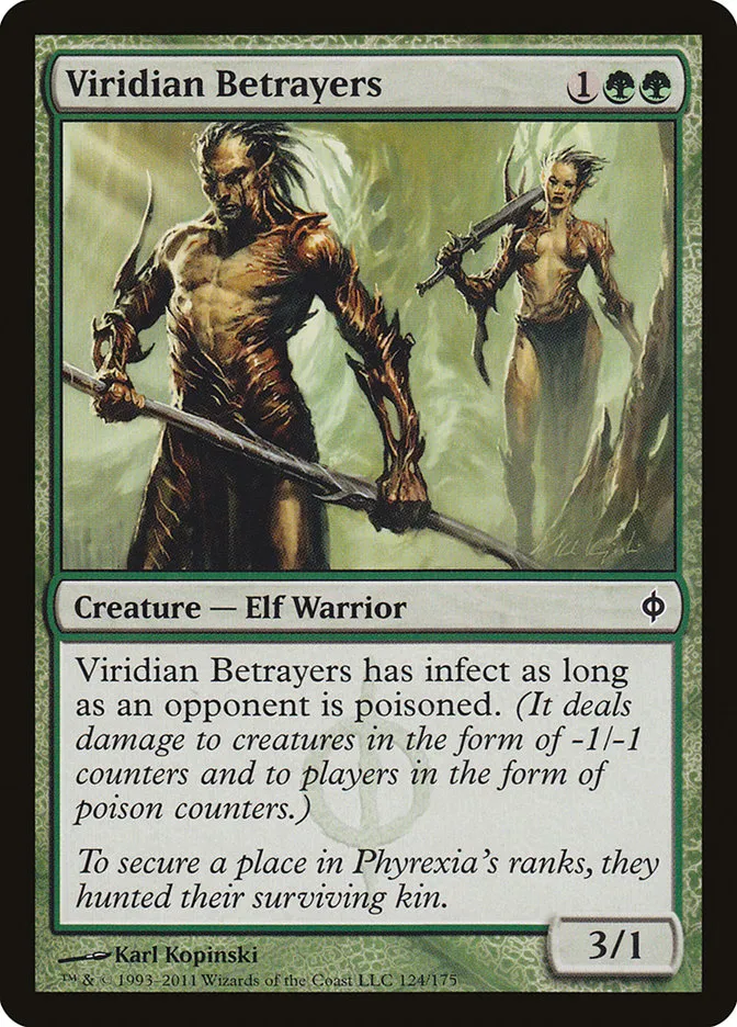 2011 New Phyrexia Viridian Betrayers common #124 common card image