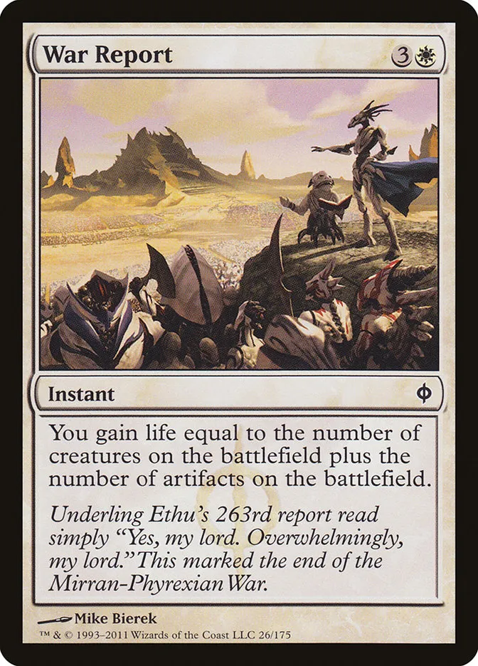 2011 New Phyrexia War Report common #26 common card image