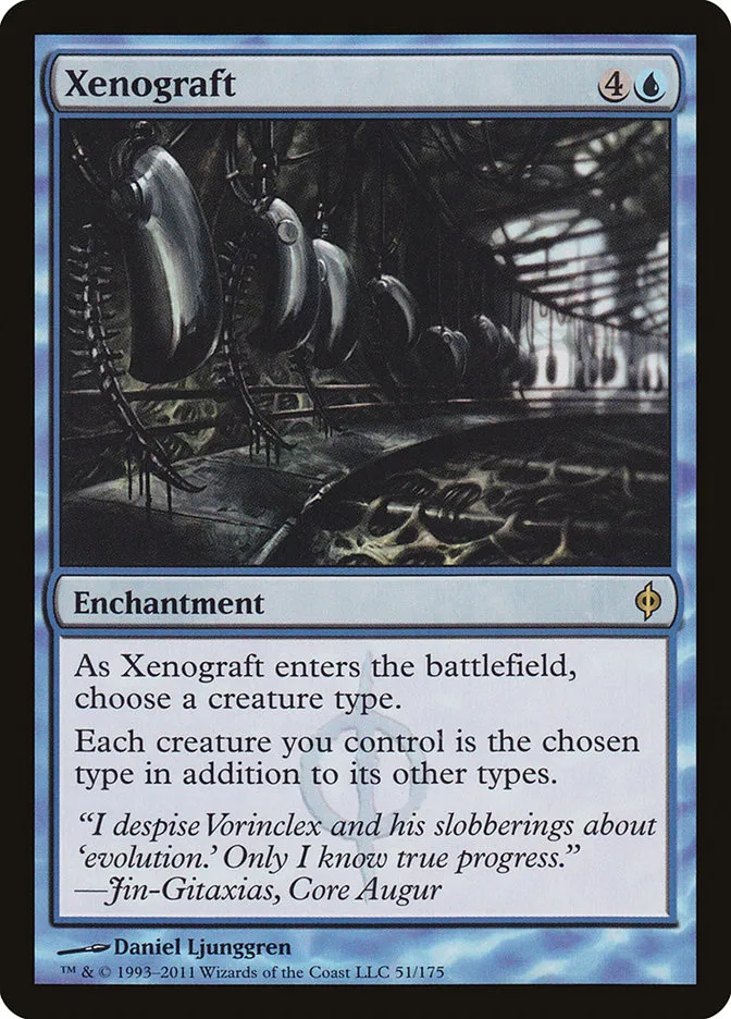 2011 New Phyrexia Xenograft #51 rare card image