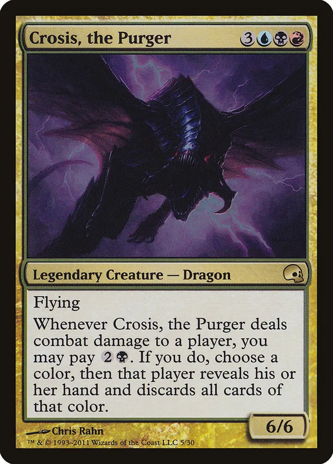 2011 Premium Deck Series: Graveborn Crosis, the Purger rare #5 rare card image