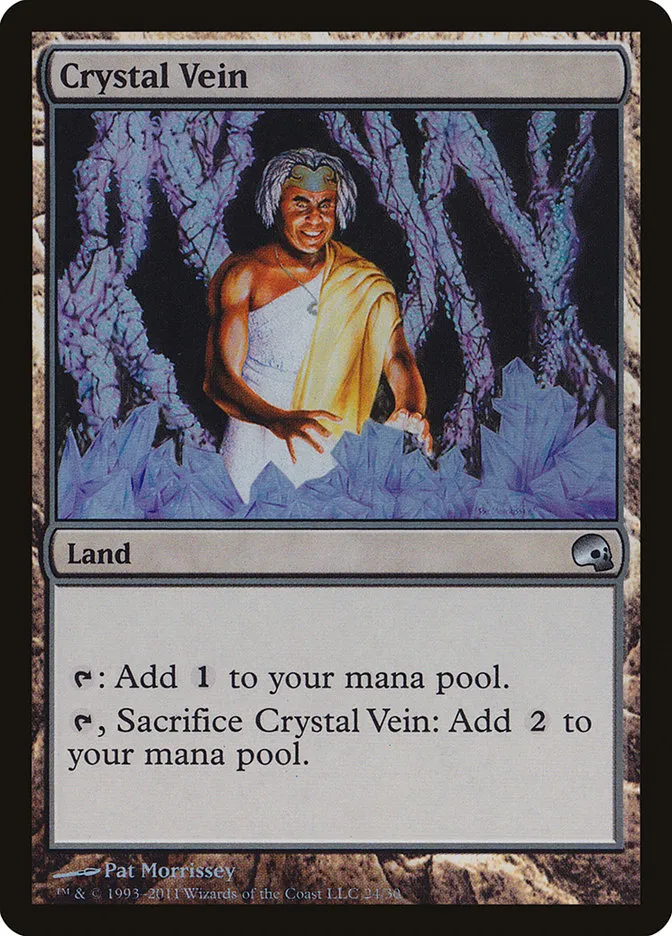 2011 Premium Deck Series: Graveborn Crystal Vein uncommon #24 uncommon card image