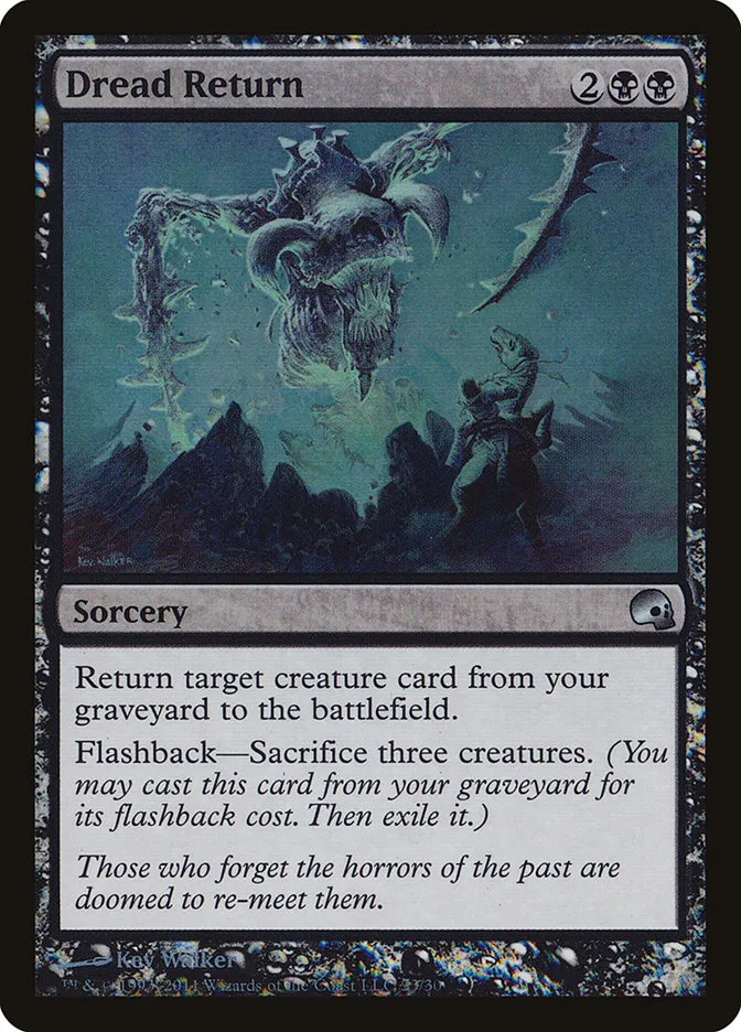 2011 Premium Deck Series: Graveborn Dread Return uncommon #23 uncommon card image