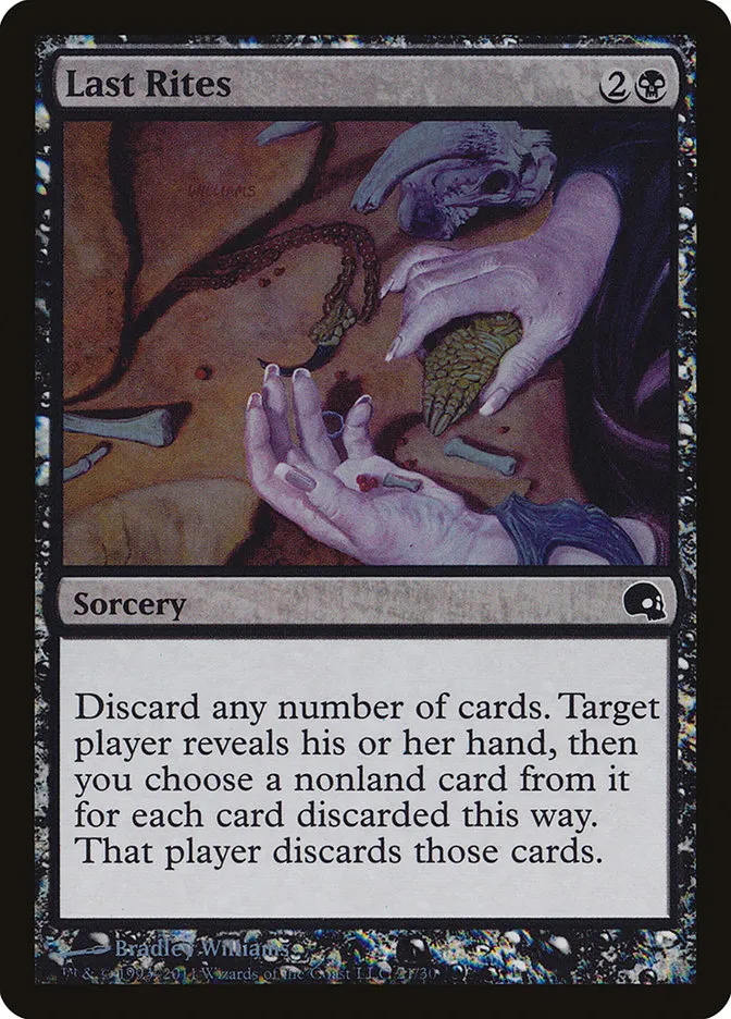 2011 Premium Deck Series: Graveborn Last Rites common #21 common card image