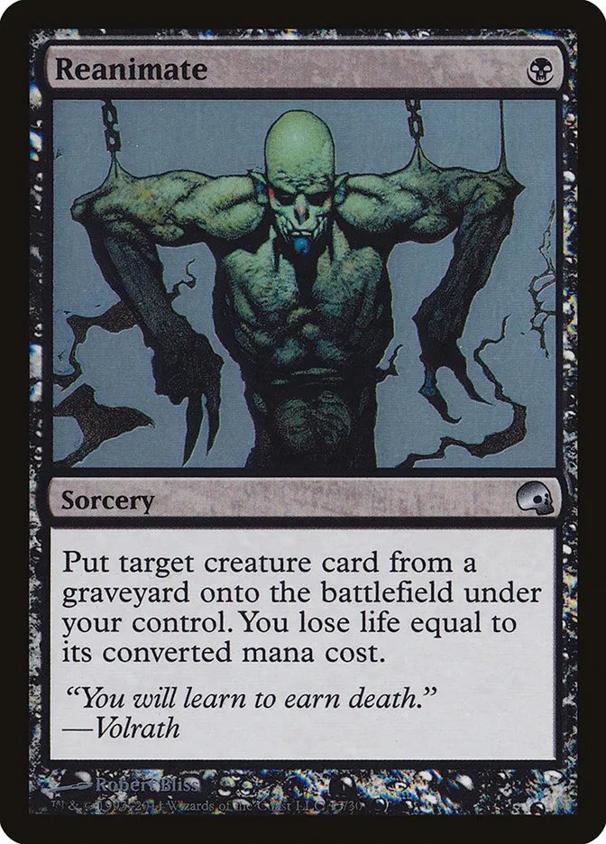 2011 Premium Deck Series: Graveborn Reanimate uncommon #15 uncommon card image