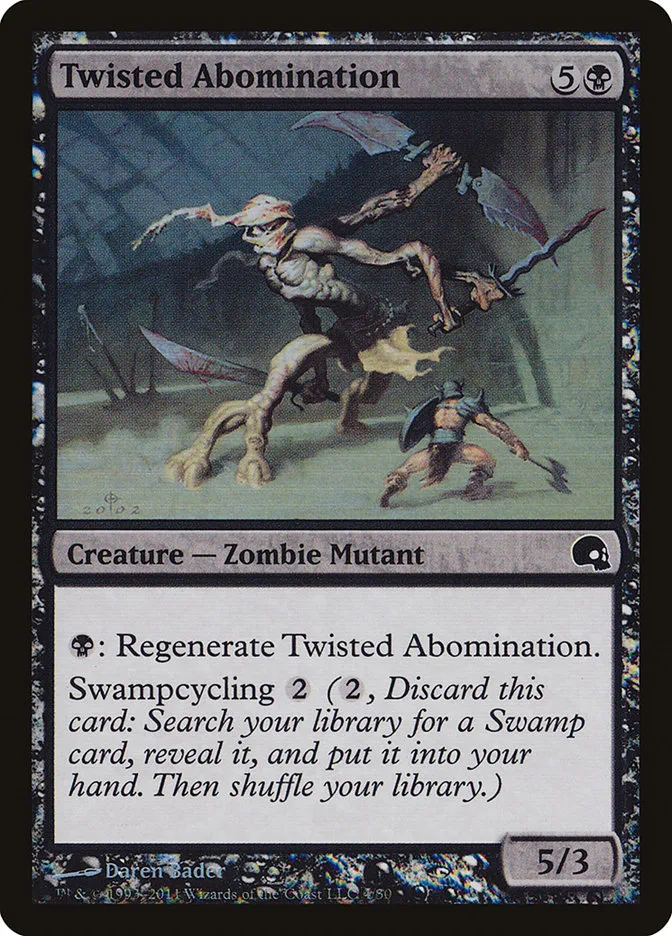2011 Premium Deck Series: Graveborn Twisted Abomination common #4 common card image