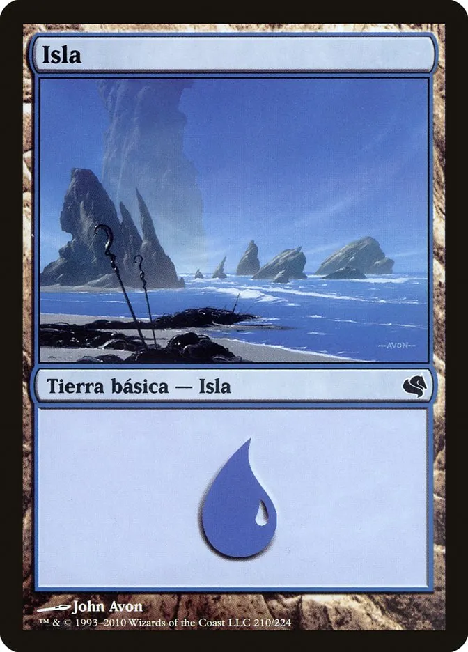 2011 Salvat 2011 Island #210 common card image
