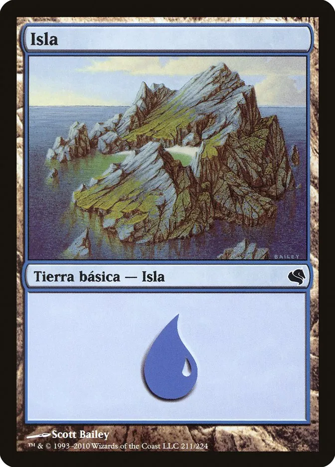2011 Salvat 2011 Island common #211 common card image
