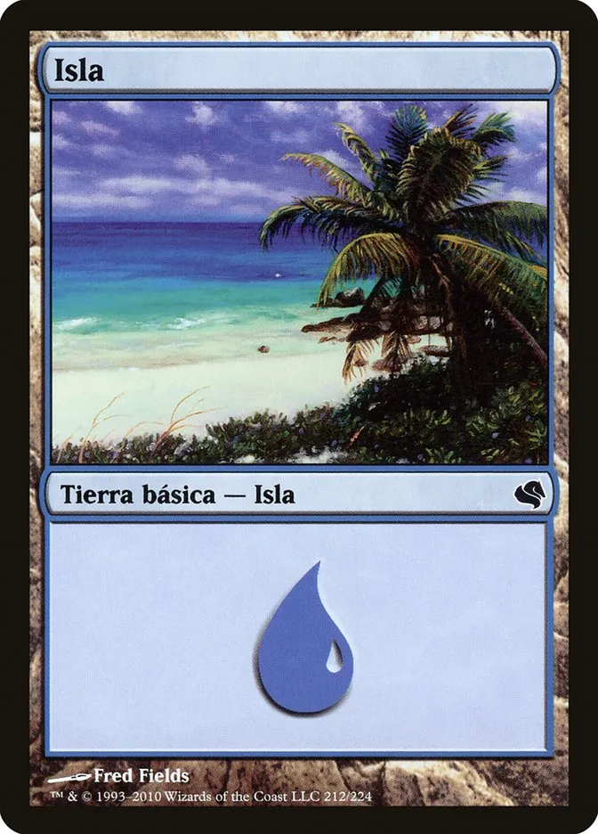 2011 Salvat 2011 Island #212 common card image