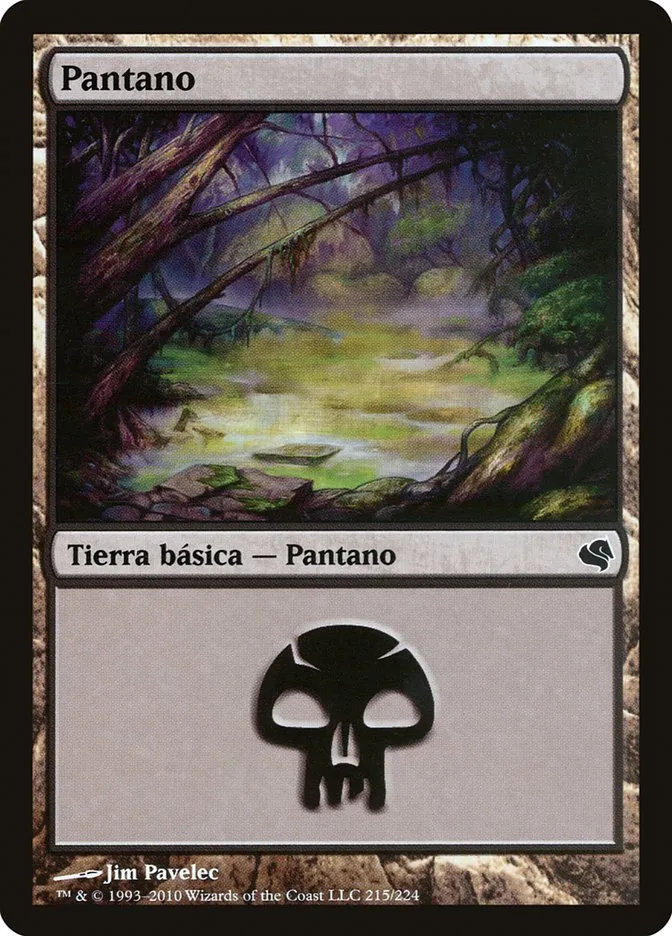 2011 Salvat 2011 Swamp common #215 common card image