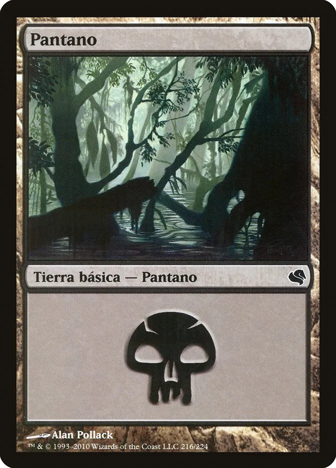 2011 Salvat 2011 Swamp common #216 common card image