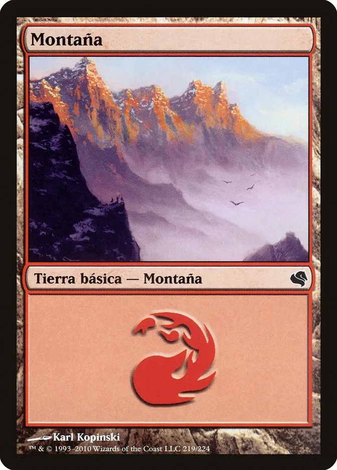 2011 Salvat 2011 Mountain common #219 common card image
