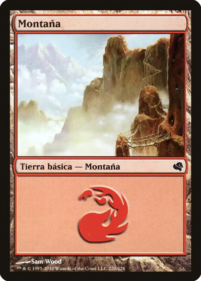 2011 Salvat 2011 Mountain common #220 common card image
