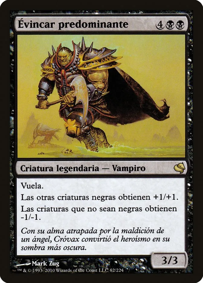 2011 Salvat 2011 Ascendant Evincar #62 rare card image