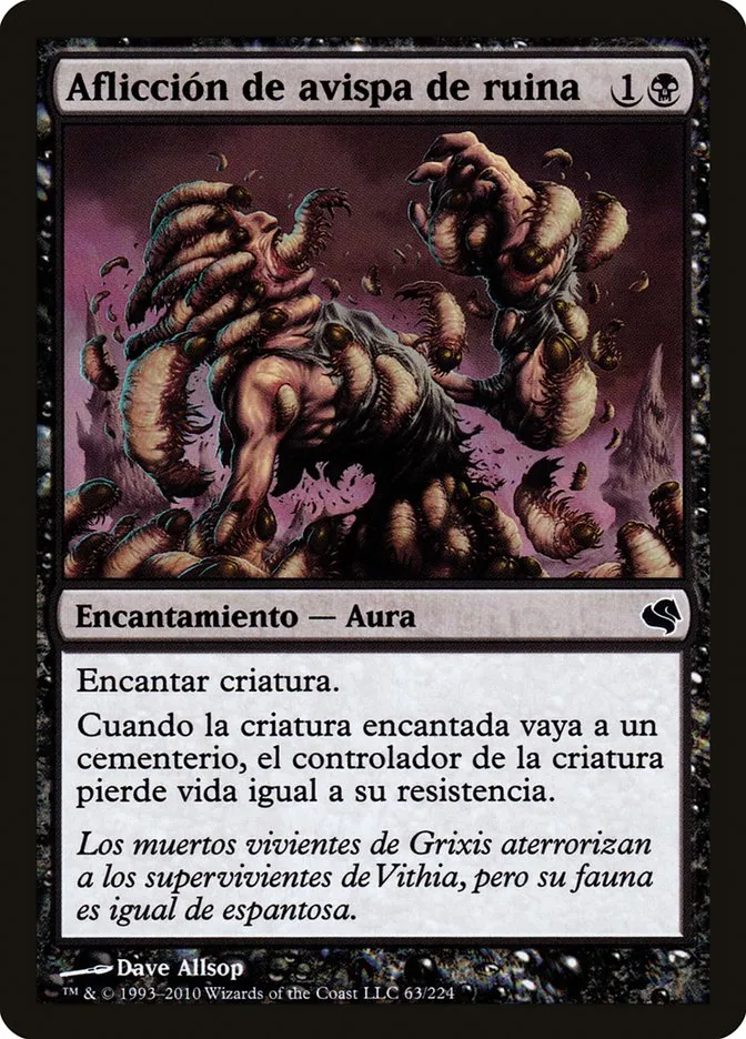 2011 Salvat 2011 Banewasp Affliction common #63 common card image