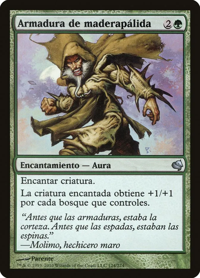 2011 Salvat 2011 Blanchwood Armor #124 uncommon card image