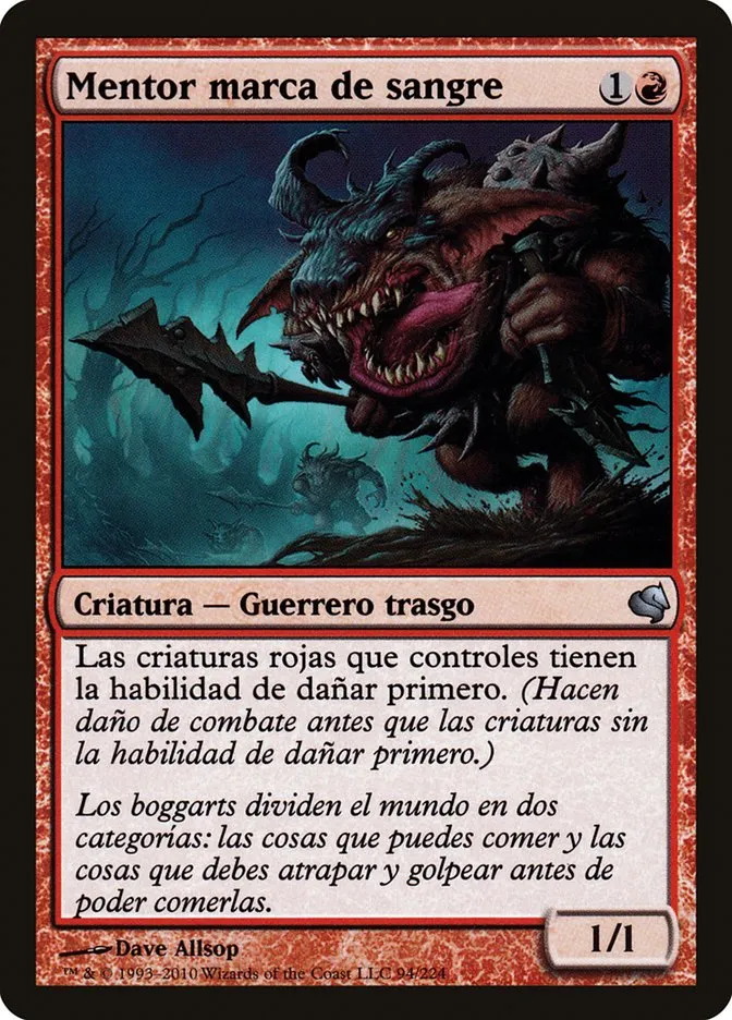 2011 Salvat 2011 Bloodmark Mentor #94 uncommon card image