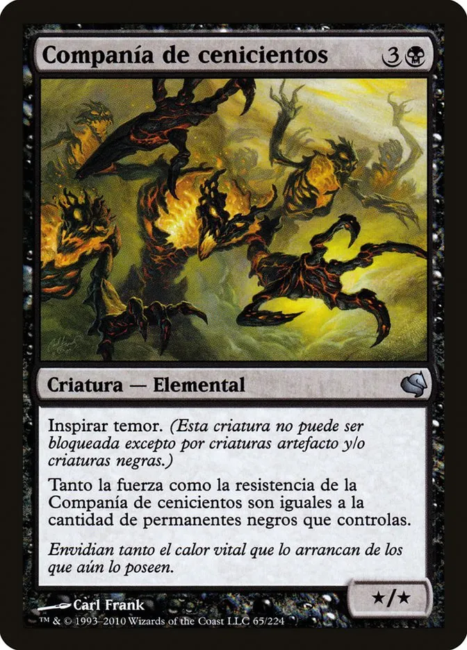 2011 Salvat 2011 Crowd of Cinders #65 uncommon card image