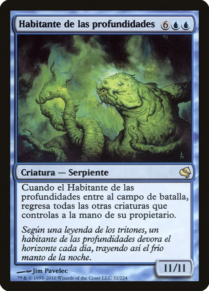 2011 Salvat 2011 Denizen of the Deep #32 rare card image
