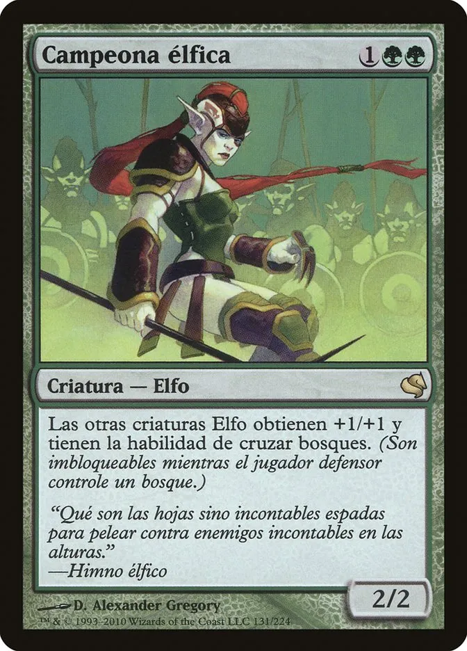 2011 Salvat 2011 Elvish Champion #131 rare card image