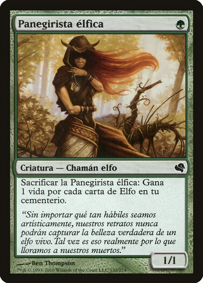 2011 Salvat 2011 Elvish Eulogist common #132 common card image