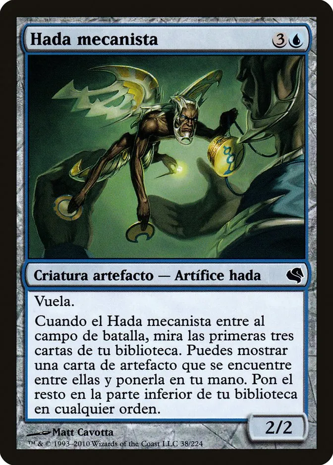 2011 Salvat 2011 Faerie Mechanist #38 common card image