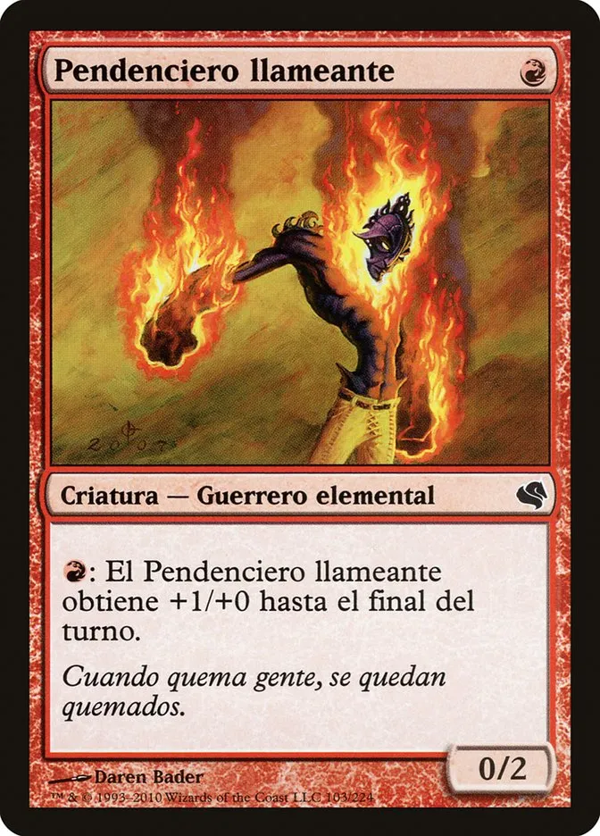 2011 Salvat 2011 Flamekin Brawler common #103 common card image