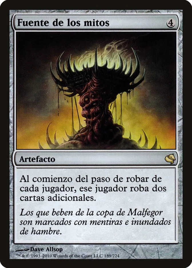 2011 Salvat 2011 Font of Mythos #189 rare card image