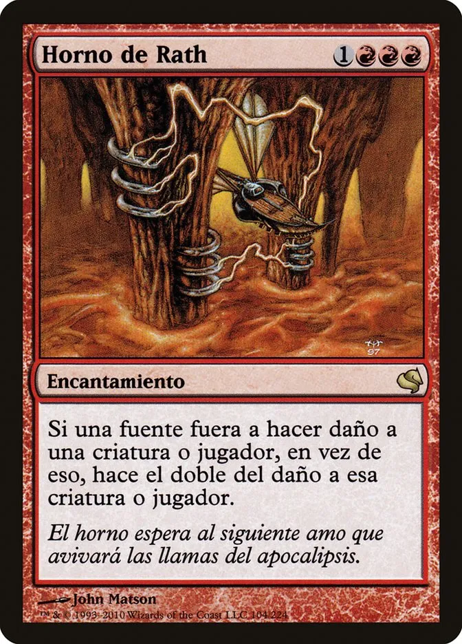 2011 Salvat 2011 Furnace of Rath rare #104 rare card image