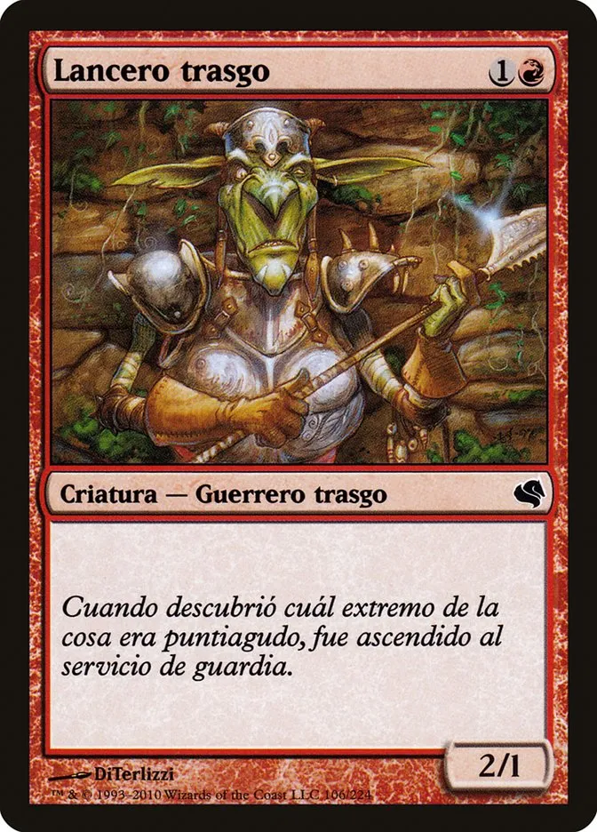 2011 Salvat 2011 Goblin Piker common #106 common card image